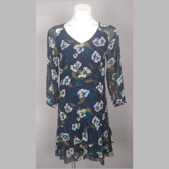 CAbi style 3460 Pirouette Floating Flowers Dress Size XS - Picture 2 of 12